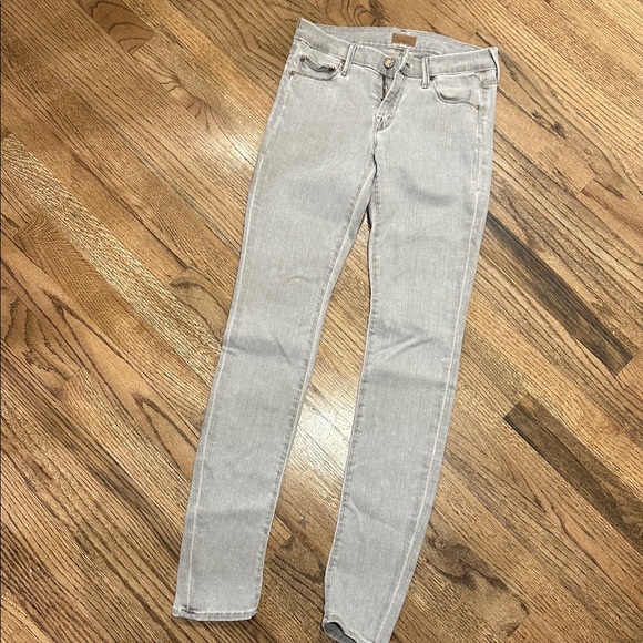MOTHER the looker pop! Driftwood jeans size 26 skinny jeans w stretch - Picture 2 of 11